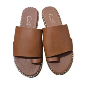 Colourit γυναικεία δερμάτινα σανδάλια Ταμπά – 225 Θάσος