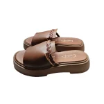 Colourit Δερμάτινες χειροποίητες πλατφόρμες ταμπά – 275 Κέρκυρα πλαϊνή όψη