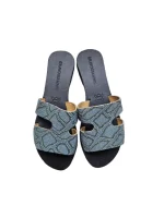 Gkavogiannis δερμάτινα σανδάλια πράσινο S20-24