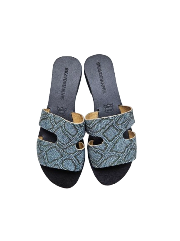 Gkavogiannis δερμάτινα σανδάλια πράσινο S20-24 Gkavogiannis δερμάτινα σανδάλια πράσινο S20-24