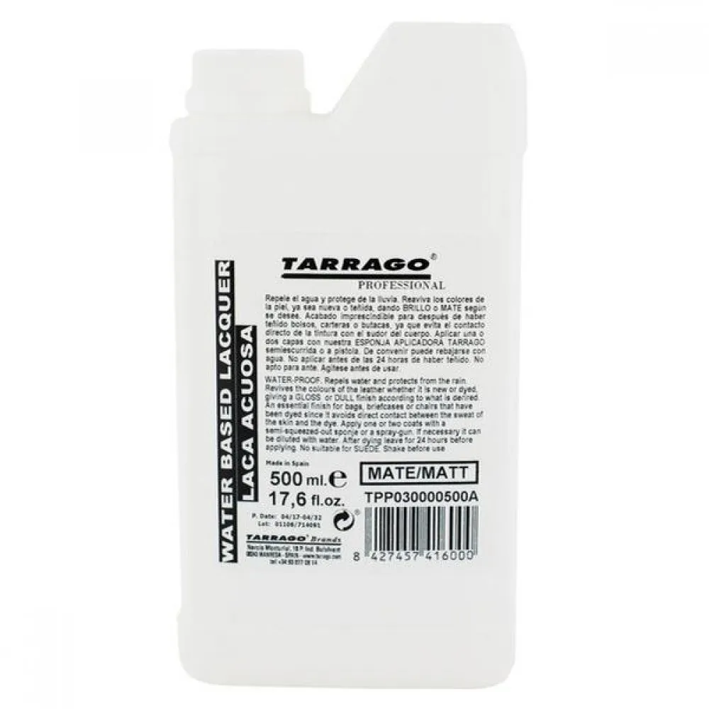 Tarrago Water Based Lacquer 500ml Matt - 15221033 Tarrago Water Based Lacquer 500ml Matt - 15221033