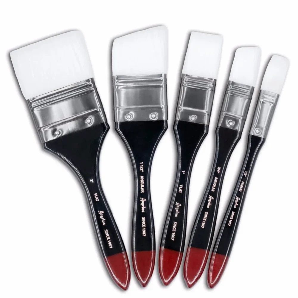 Angelus Jumbo Paint Brush Set 5pcs - 10156