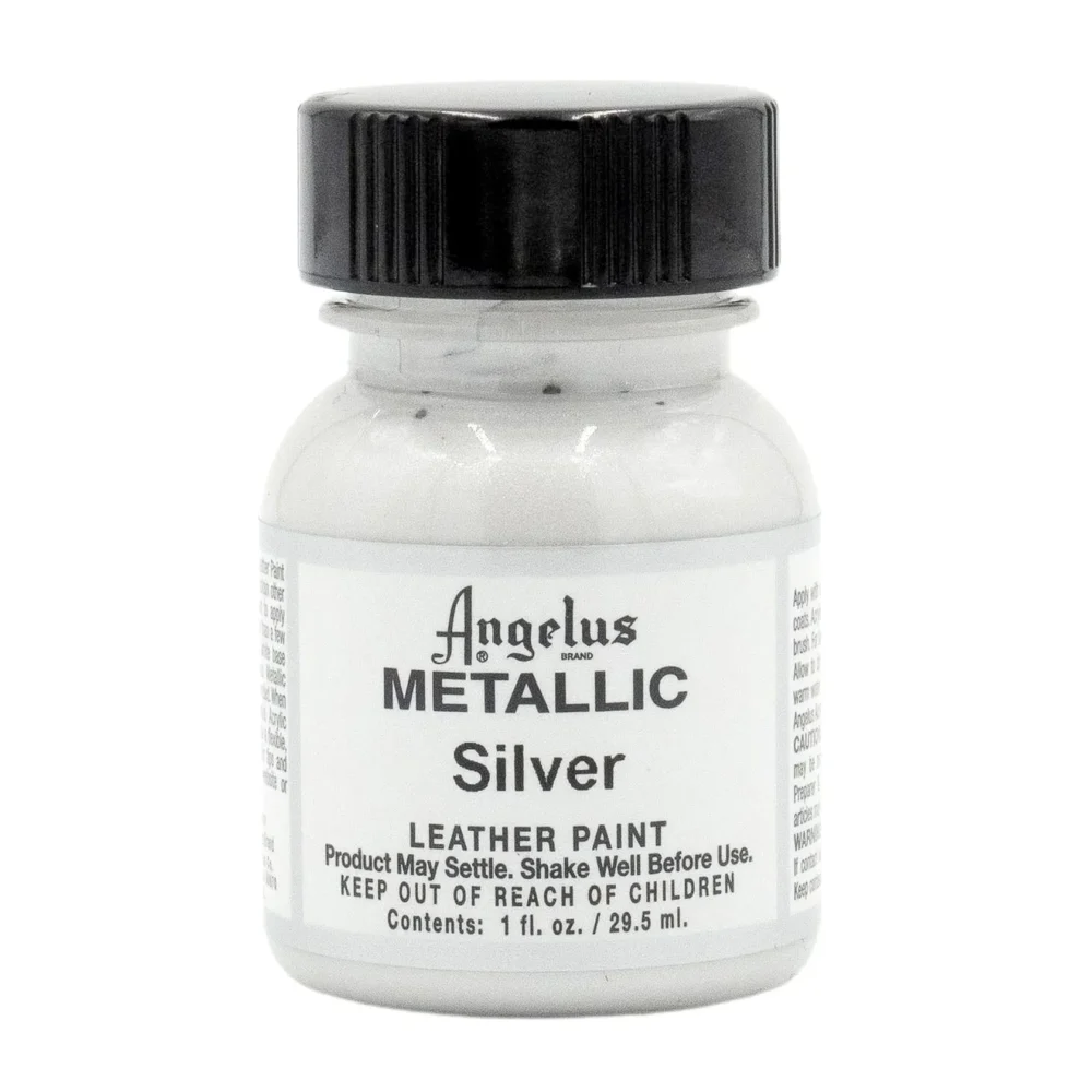 Angelus Leather Paint Metallic Silver
