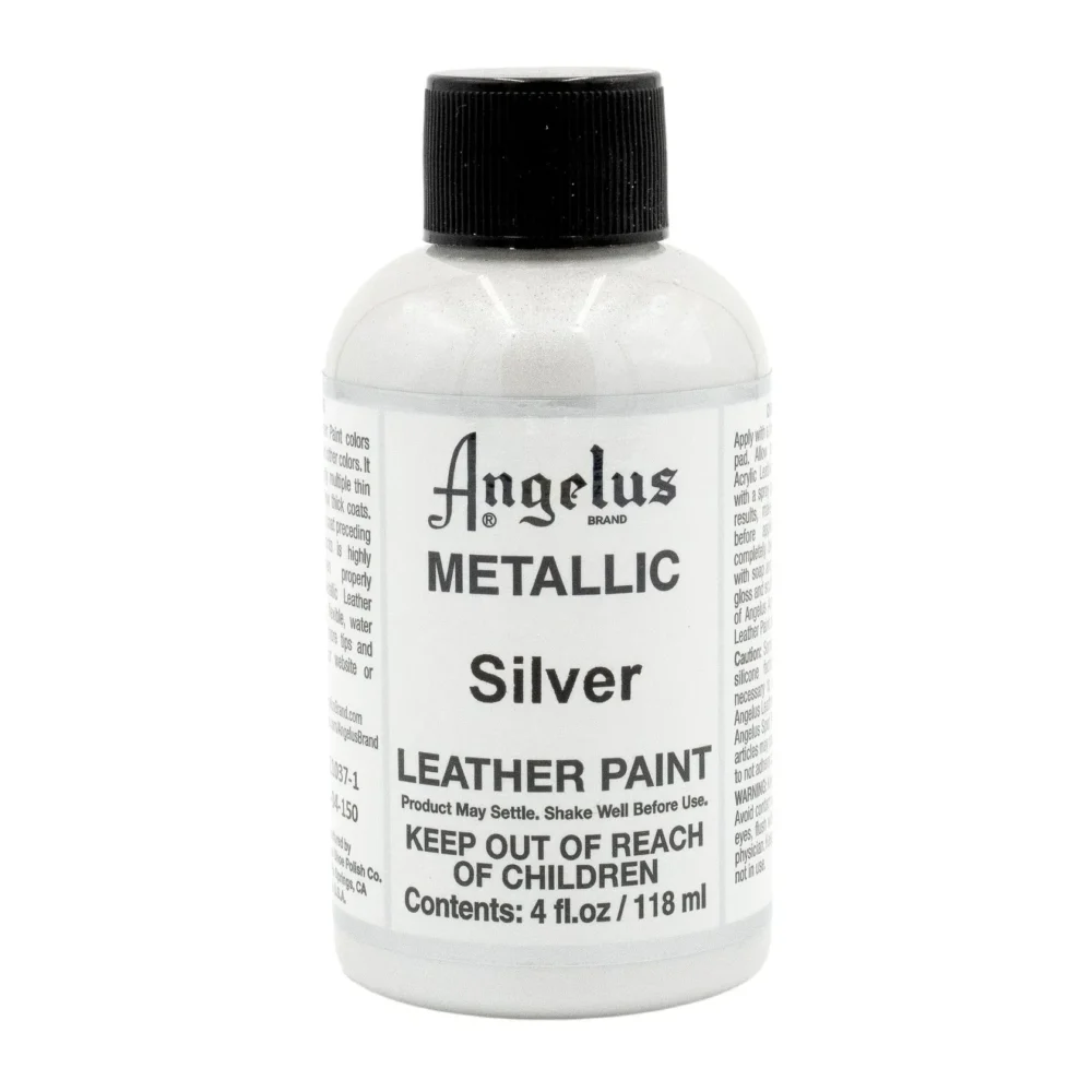 Angelus Leather Paint Metallic Silver