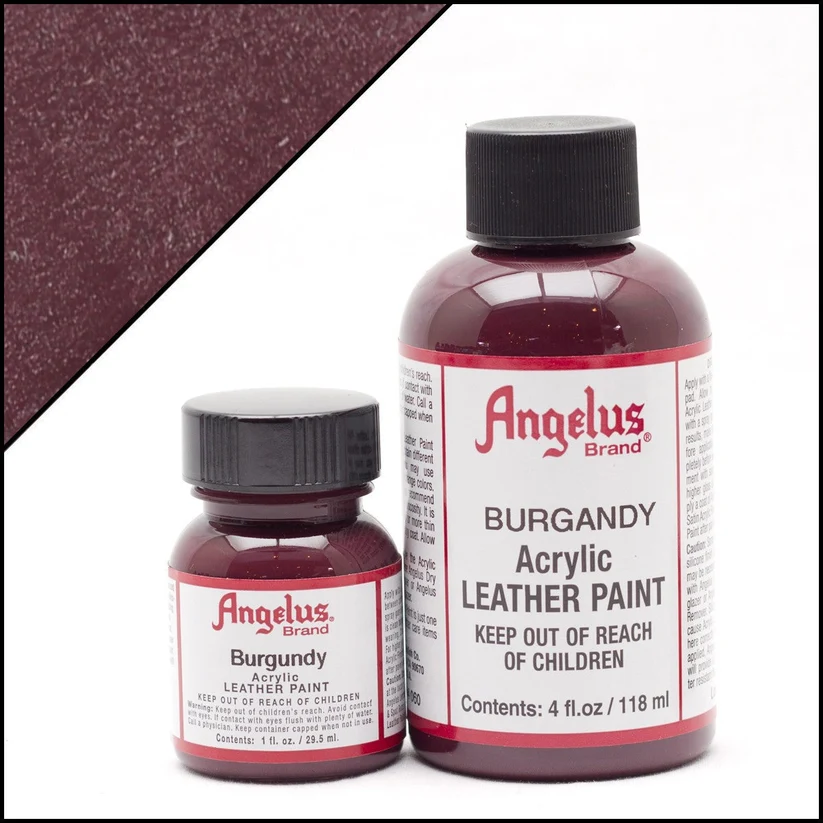 Angelus Leather Paint Burgundy Red Angelus Leather Paint Burgundy Red