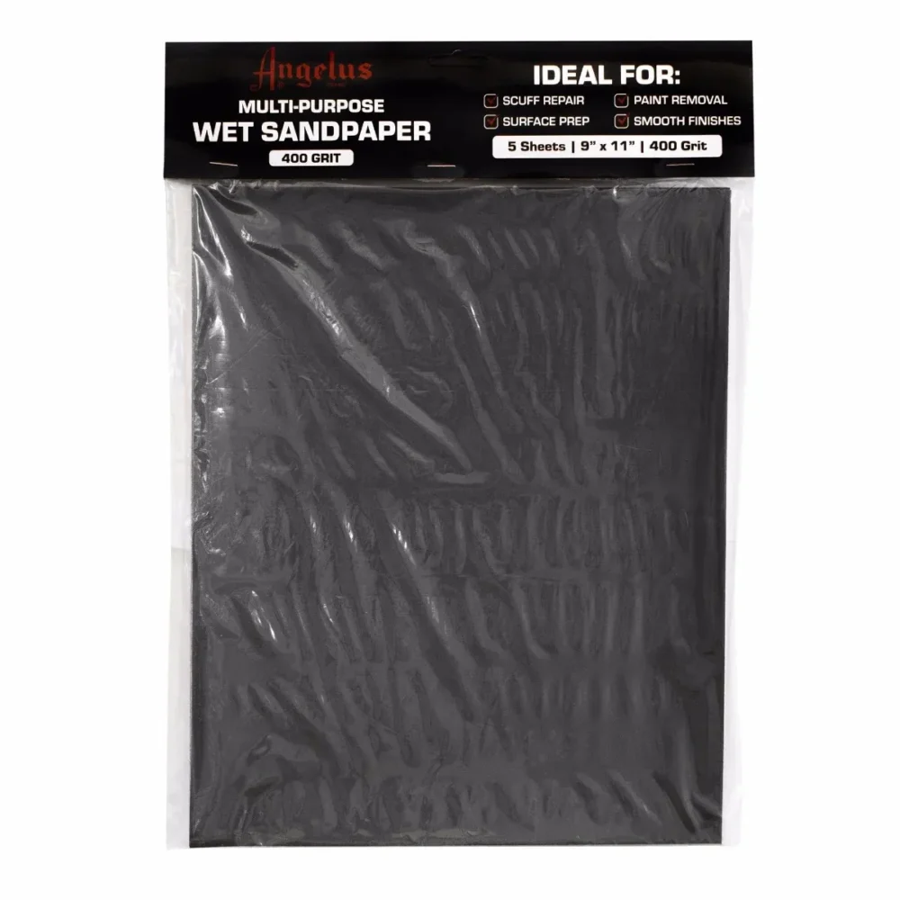 Angelus Multi Purpose Wet Sandpaper 400 Grit 5 sheets