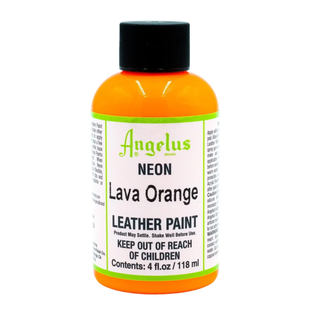 Angelus Leather Paint Lava Orange